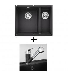 SET - Spüle Blanco ROTAN 340/160-U mit Armatur Altea Cr