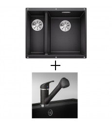 SET - Spüle Blanco SUBLINE 340/160-U mit Armatur Altea