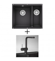 SET - Spüle Blanco ROTAN 340/160-U mit Armatur Felisa