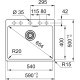 LIMITIERTE BLANCO-SETS MRG 610-54 FTL + FN 6100 ACTIVE NEW (SPÜLE + ARMATUR)