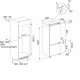 Franke FCB 400 TNF NE E Eingebaute kombinierte Kühlschränke