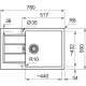 Franke Tectonite S2D 611-78 XL