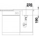 LIMITIERTE BLANCO-SETS Zia 45 S Compact mit Exzenterbetätigung + Daras (SPÜLE + ARMATUR)