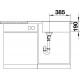 LIMITIERTE BLANCO-SETS ZIA XL 6 S Compact mit Exzenterbetätigung + Daras (SPÜLE + ARMATUR)