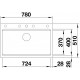 LIMITIERTE BLANCO-SETS ETAGON 8 mit Exzenterbetätigung + Daras (SPÜLE + ARMATUR)