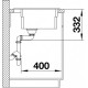 LIMITIERTE BLANCO-SETS ETAGON 8 mit Exzenterbetätigung + Catris- s flexo schwarz matt (SPÜLE + ARMATUR)