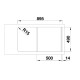 LIMITIERTE BLANCO-SETS Zenar 5 S + Catris- s flexo schwarz matt(SPÜLE + ARMATUR)